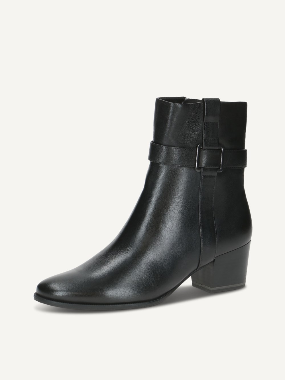 Caprice Stiefelette - Schwarzes Nappaleder