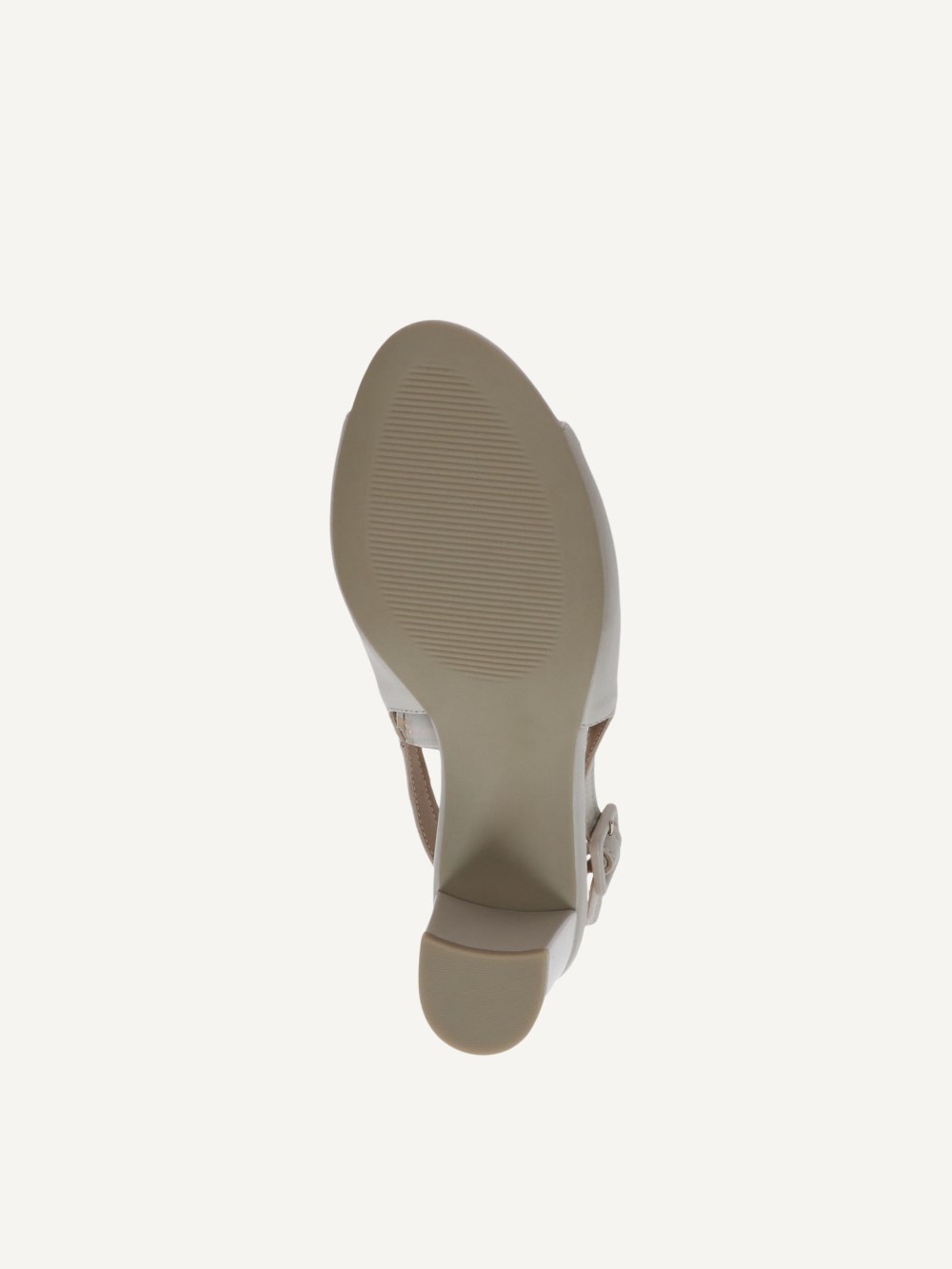 Caprice Sandalette - Cremefarbener Perlmuttkamm