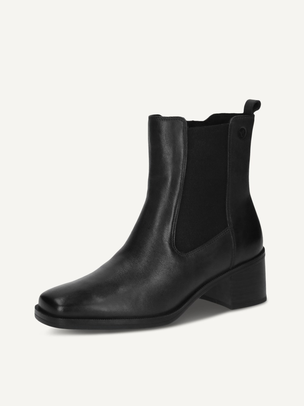 Caprice Stiefelette - Schwarzes Nappaleder