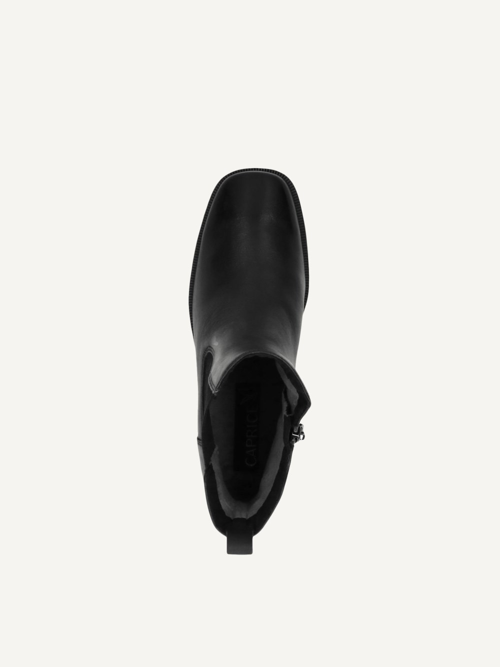 Caprice Stiefelette - Schwarzes Nappaleder
