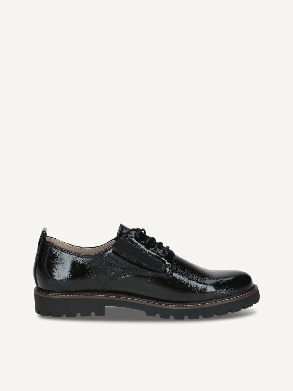 Caprice Halbschuh - Schwarzes Naplakleder