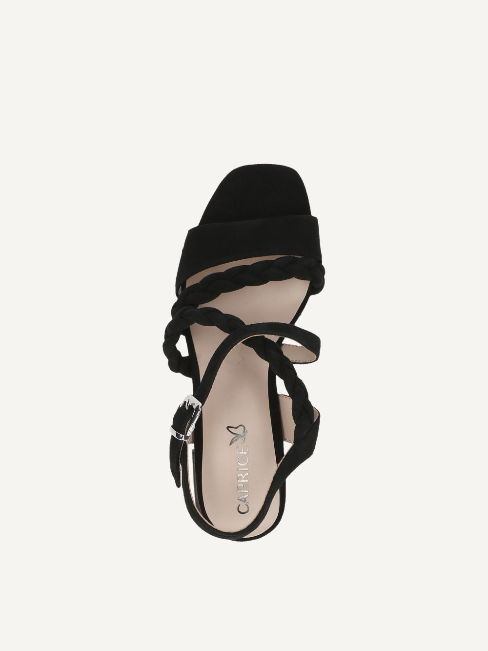Caprice Sandalette - Schwarzes Wildleder