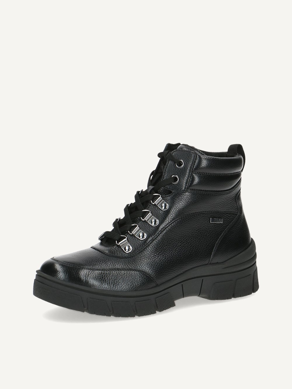 Caprice Stiefelette - Schwarzes Nappaleder