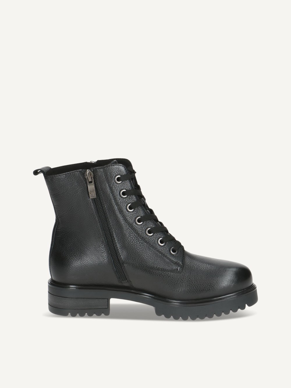 Caprice Stiefelette - Schwarzes Nappaleder