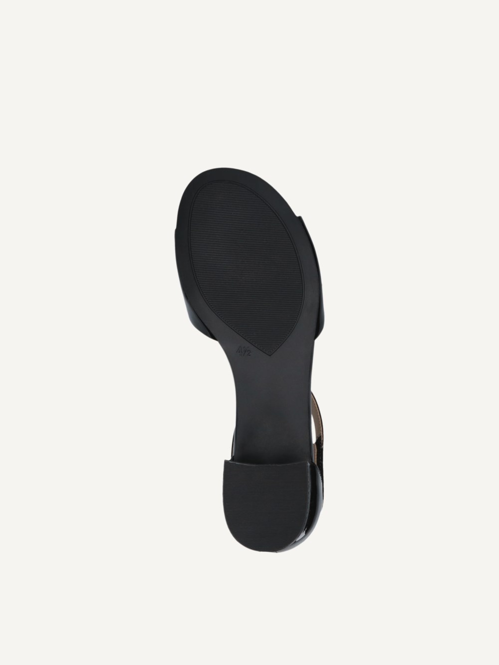 Caprice Sandalette - Schwarzes Lackleder