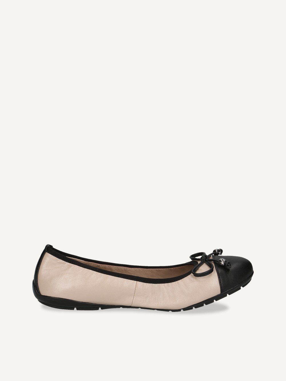 Caprice Ballerina - Beiger Kamm