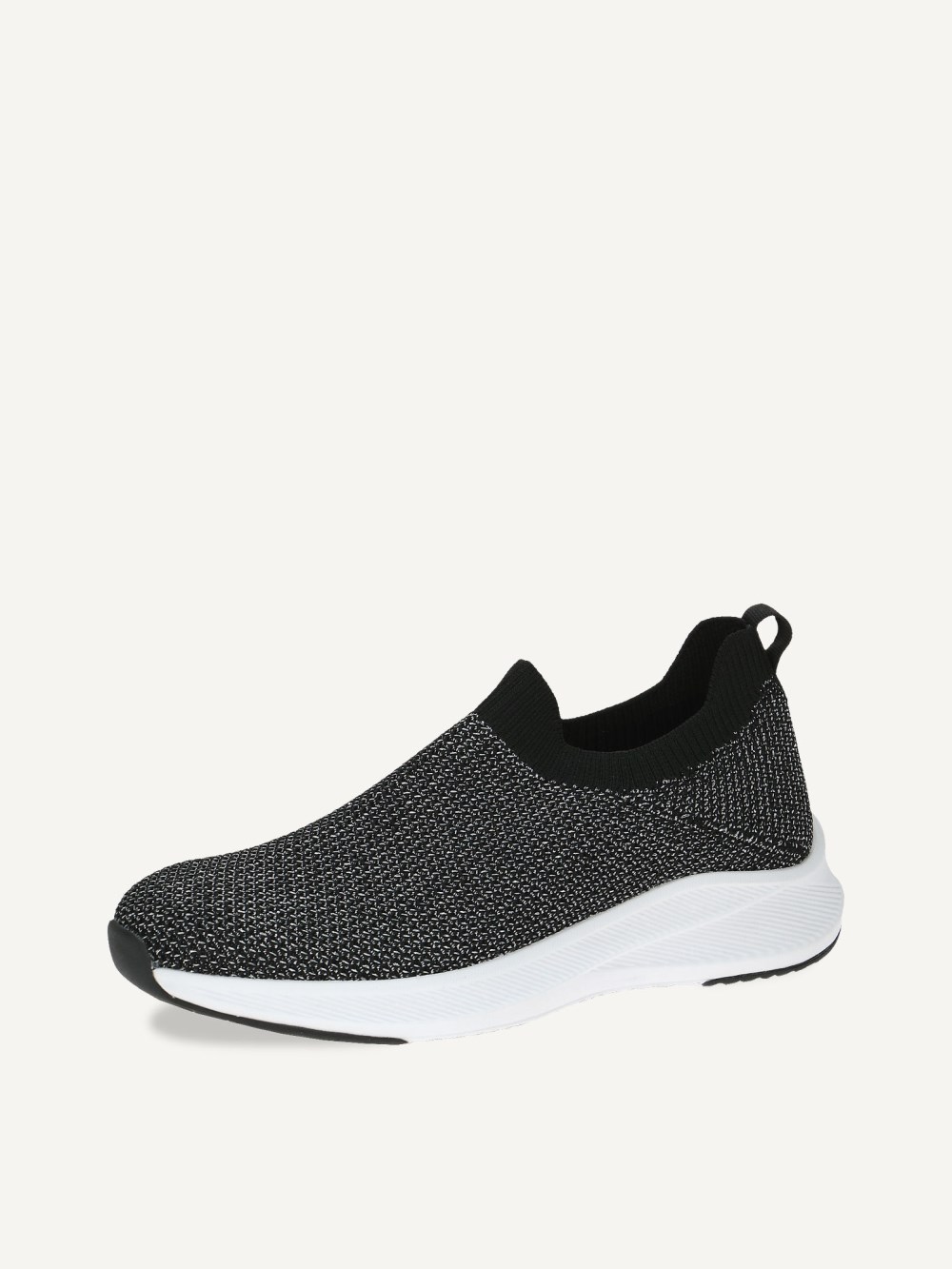 Caprice Sneaker - Schwarzer Strick