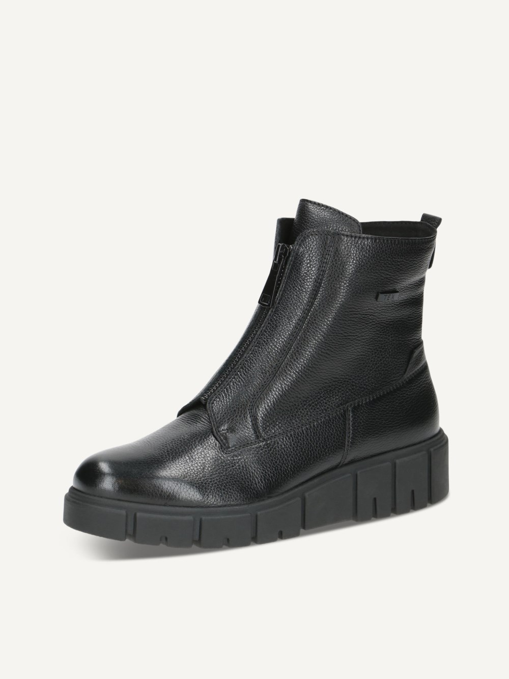 Caprice Stiefelette - Schwarzes Nappaleder