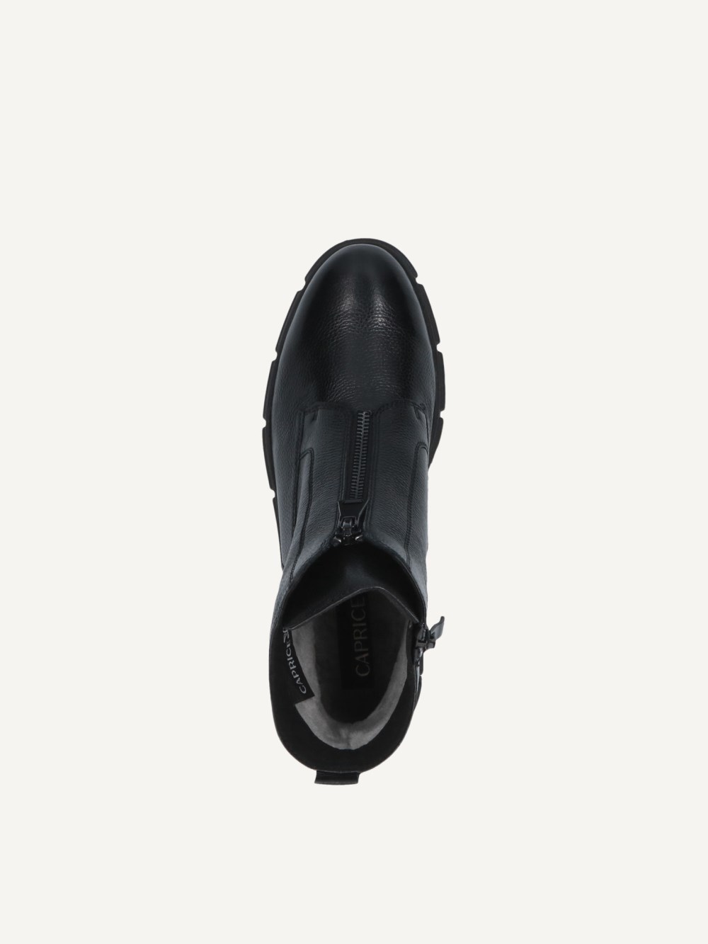 Caprice Stiefelette - Schwarzes Nappaleder