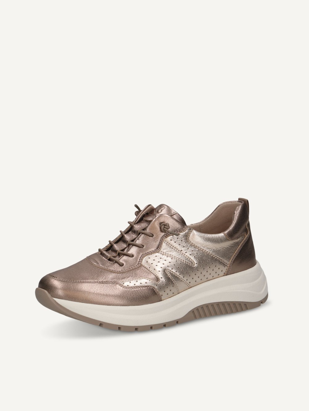 Caprice Sneaker - Taupe-Metallic