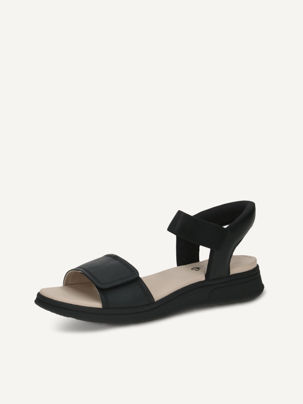 Caprice Sandale - Schwarzes Nappa