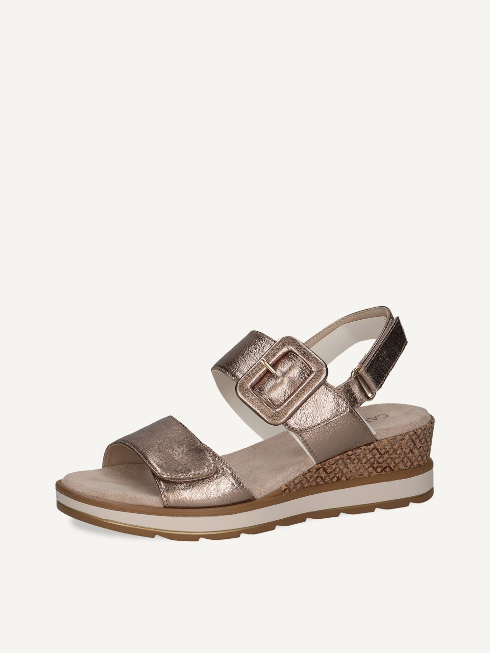 Caprice Sandalette - Taupe-Metallic