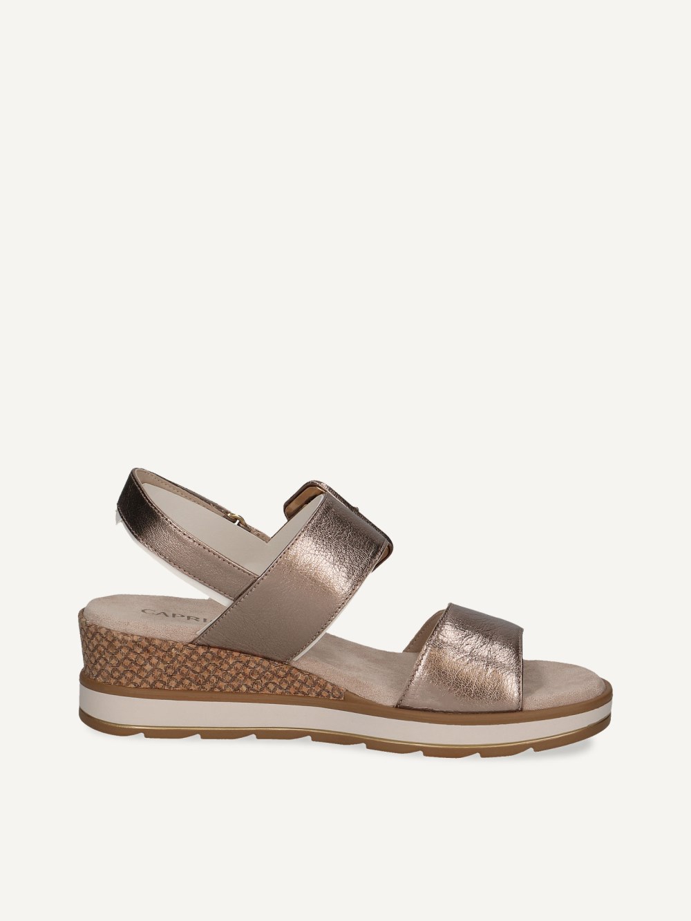 Caprice Sandalette - Taupe-Metallic