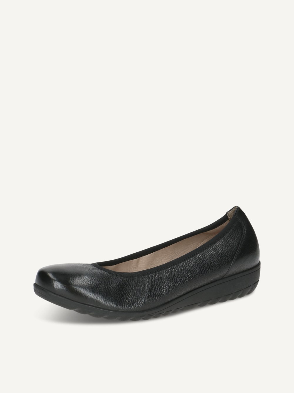 Caprice Ballerina - Schwarzes Nappa
