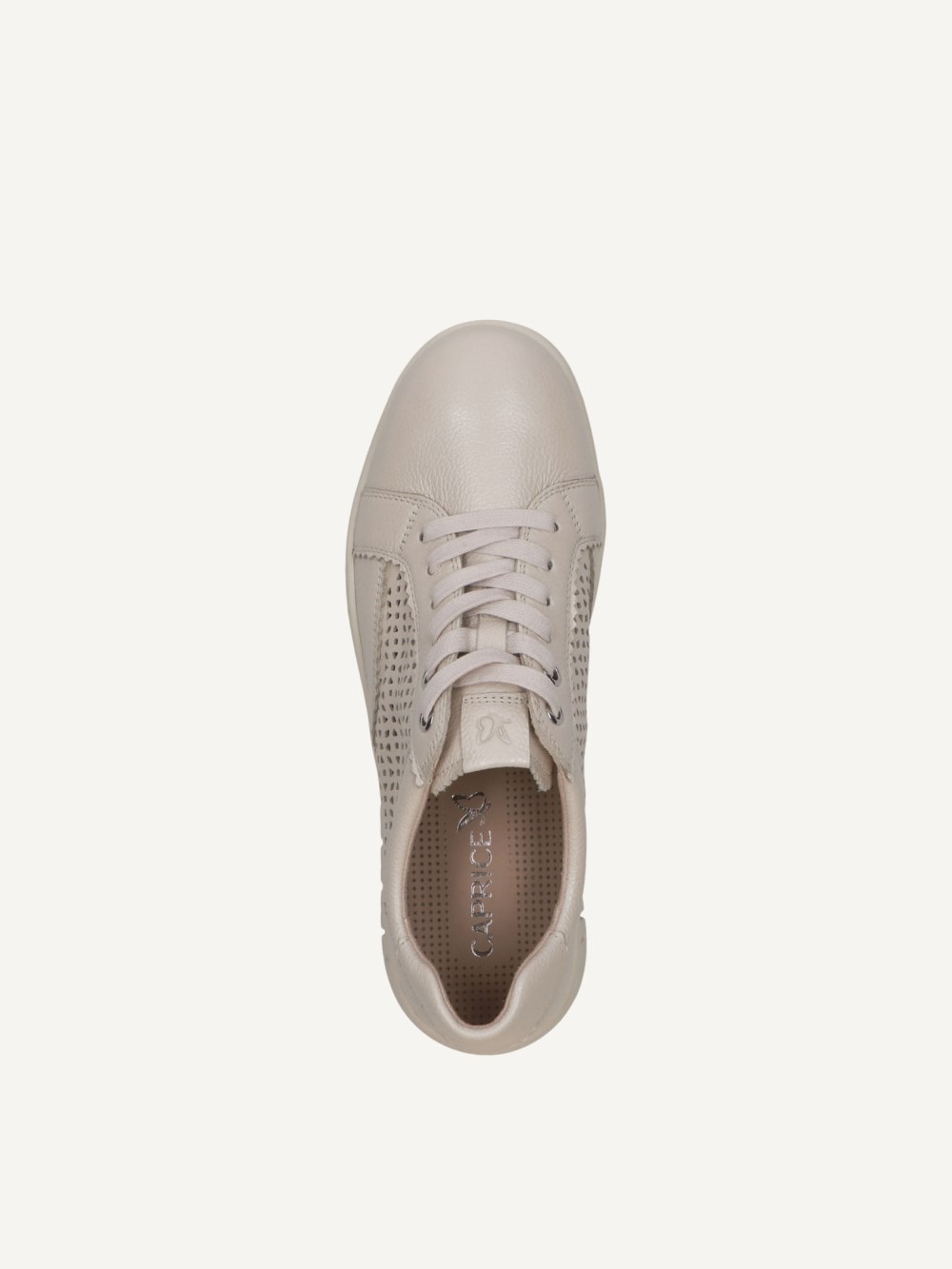 Caprice Sneaker - Perlmutt-Nappaleder