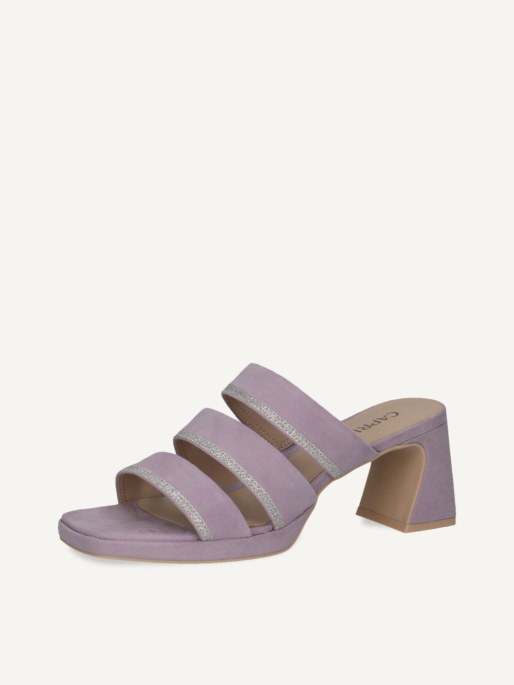 Caprice Pantolette - Lavendel-Wildleder