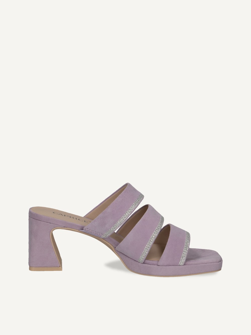 Caprice Pantolette - Lavendel-Wildleder