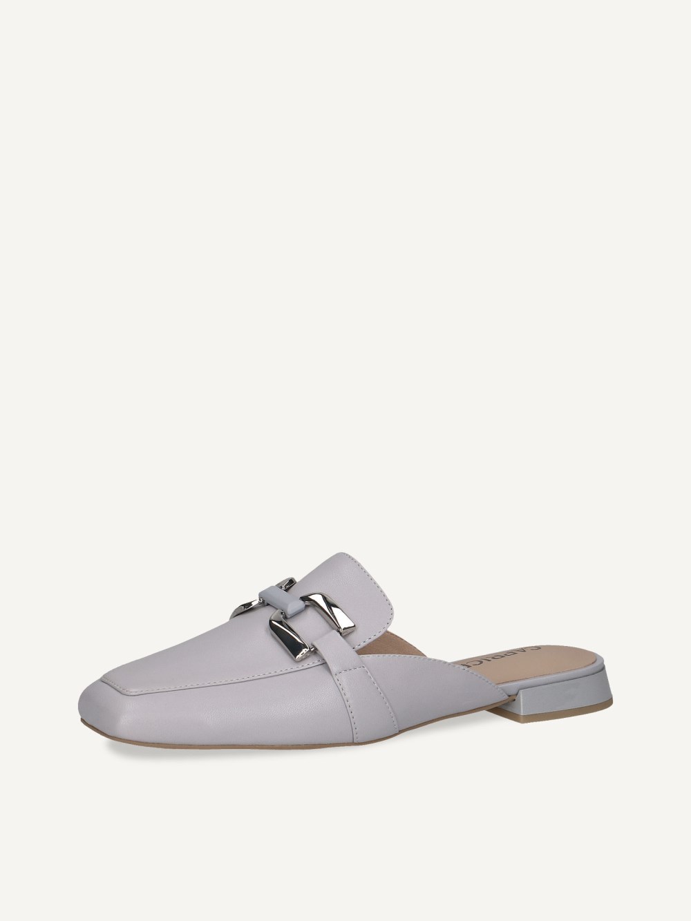Caprice Sandalette - Hellblaues Perlmuttleder