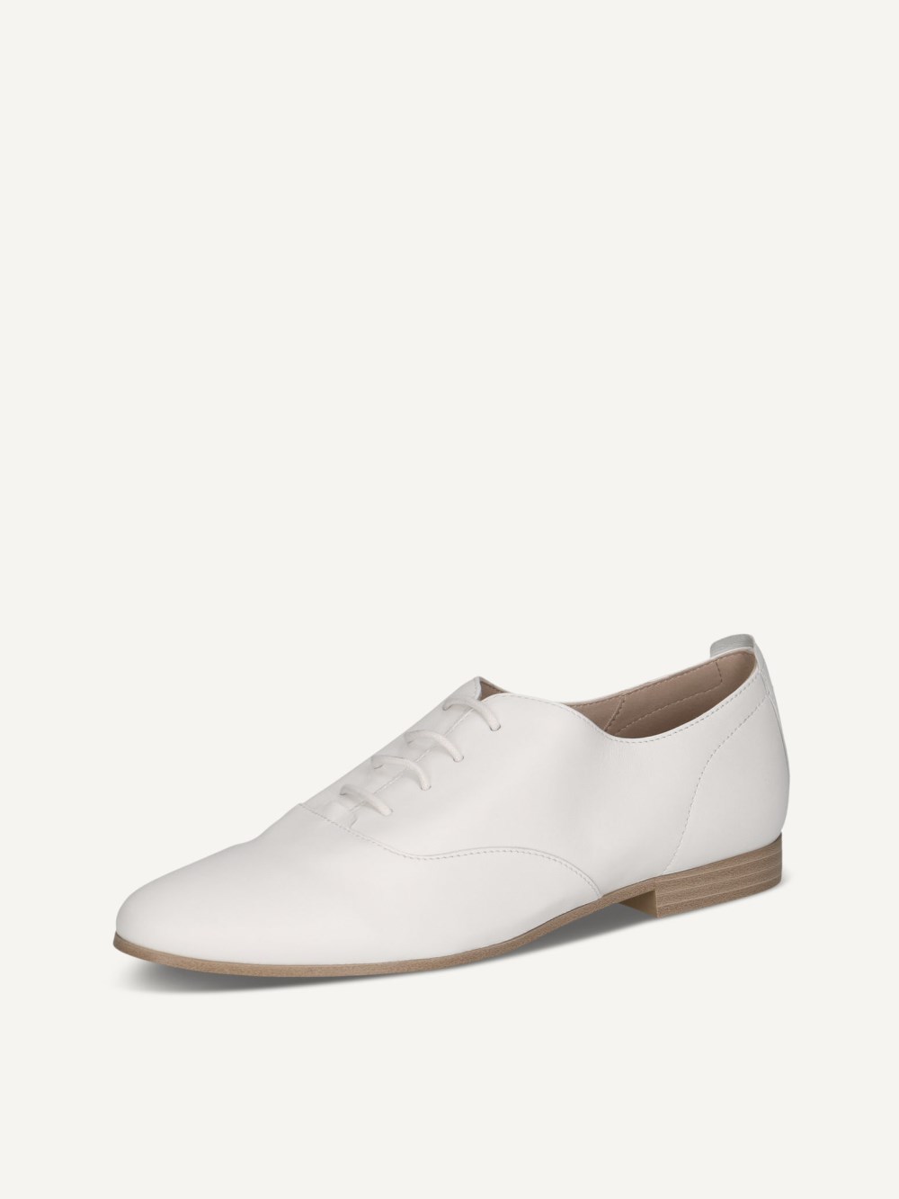 Caprice Halbschuh - Weißes Nappaleder