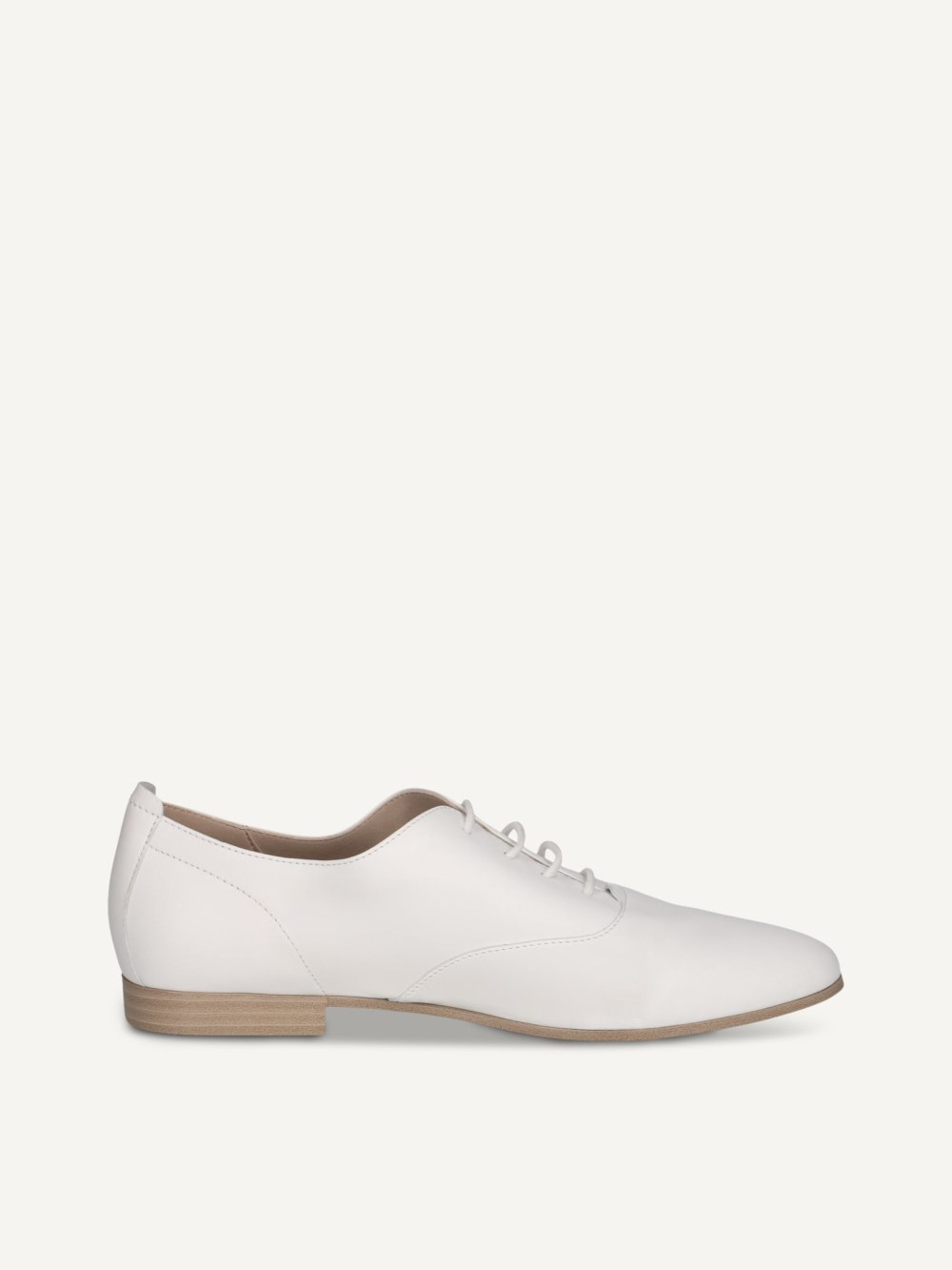 Caprice Halbschuh - Weißes Nappaleder