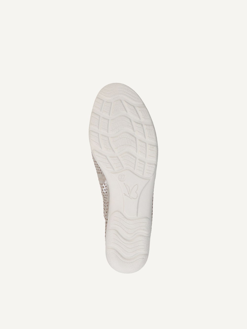 Caprice Ballerina - Taupe-Metallic