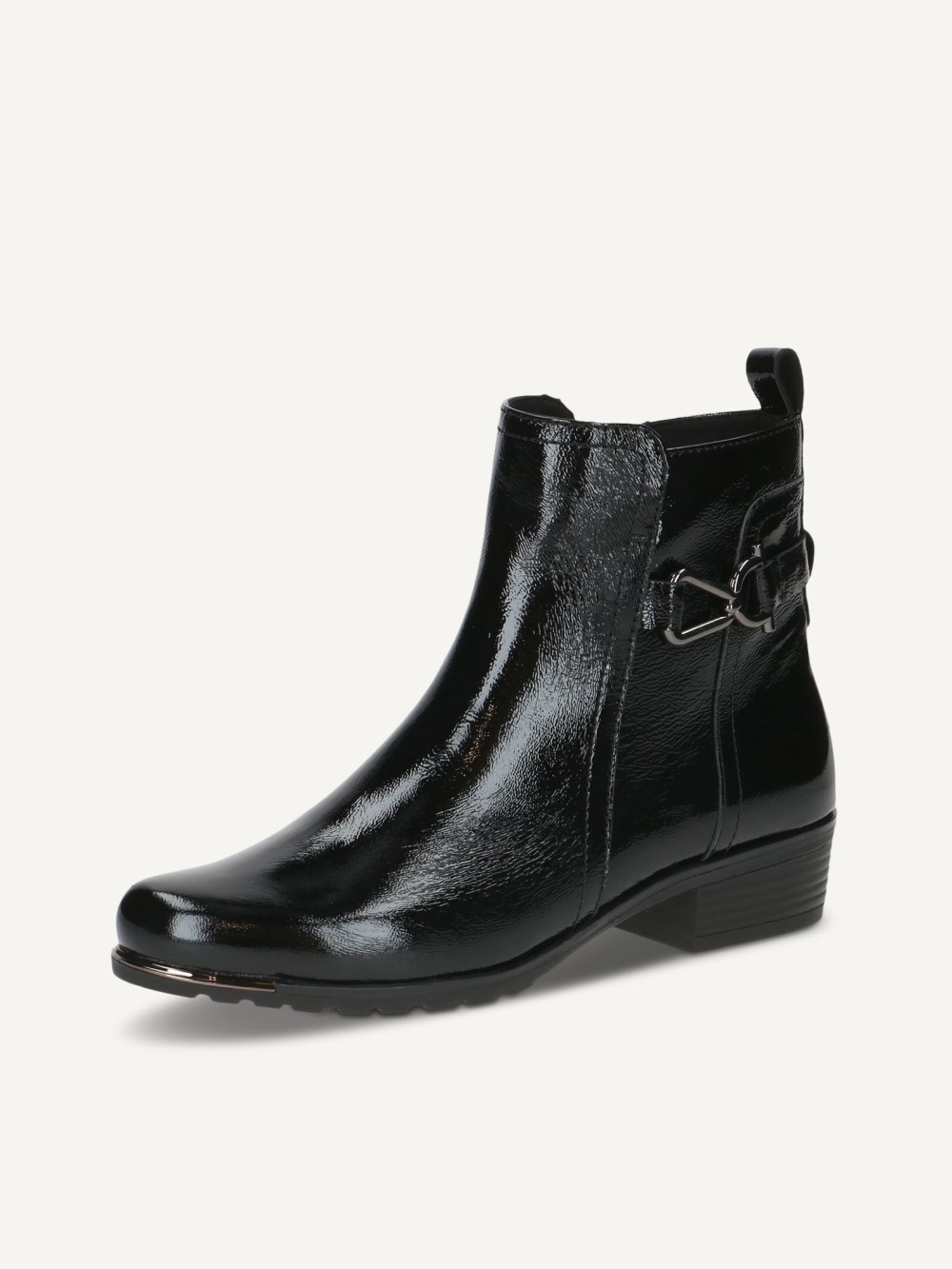 Caprice Stiefelette - Schwarzes Nappaleder