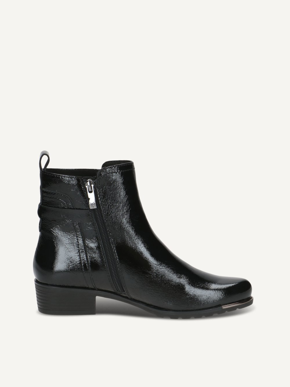 Caprice Stiefelette - Schwarzes Nappaleder