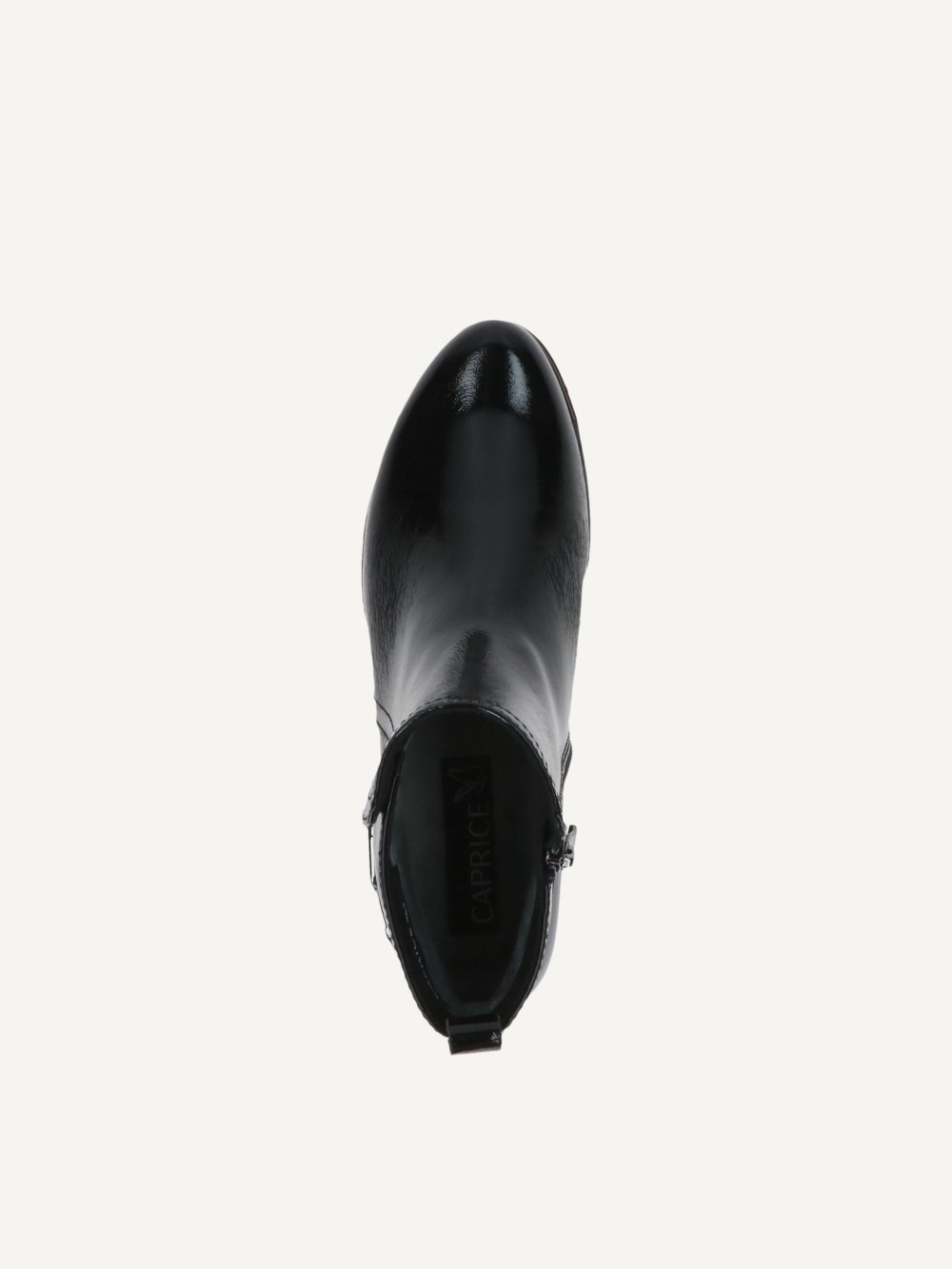Caprice Stiefelette - Schwarzes Nappaleder