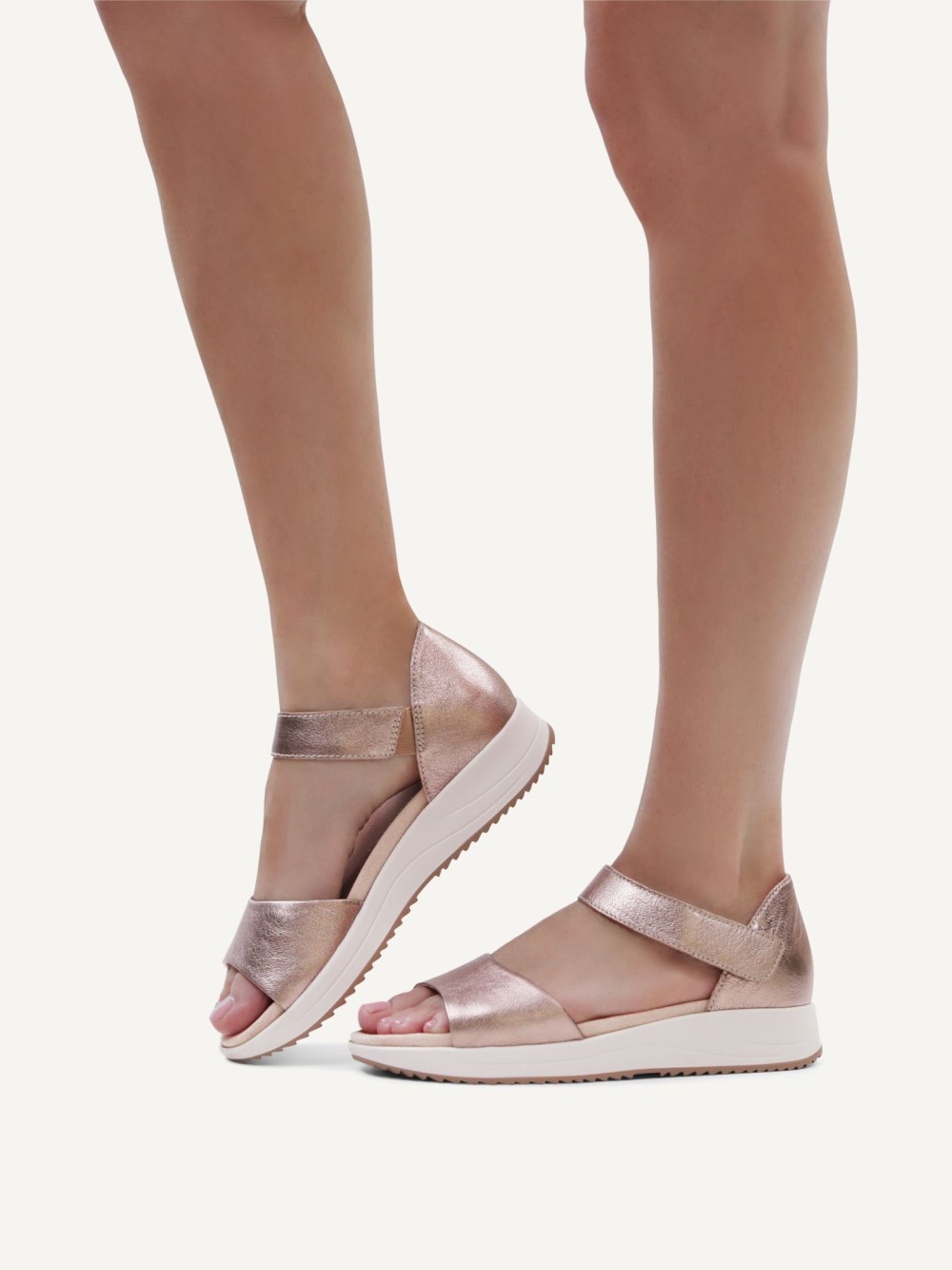 Caprice Sandale - Taupe Metallic