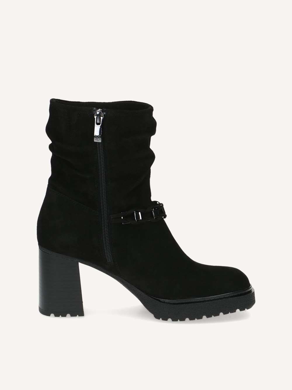 Caprice Stiefelette - Schwarzes Wildleder