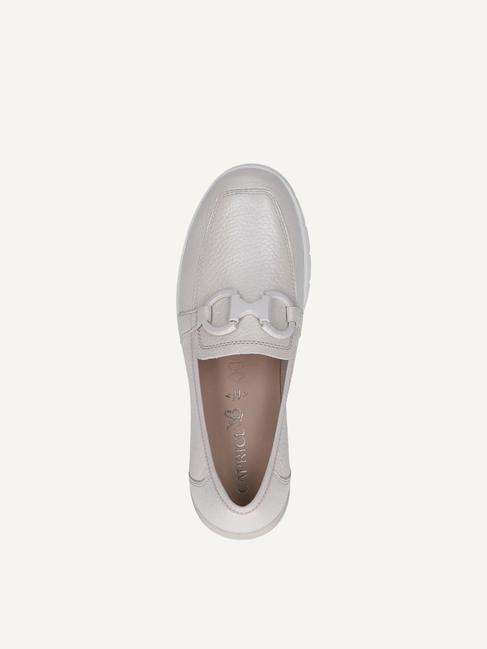 Caprice Slipper - Perlmuttweiß