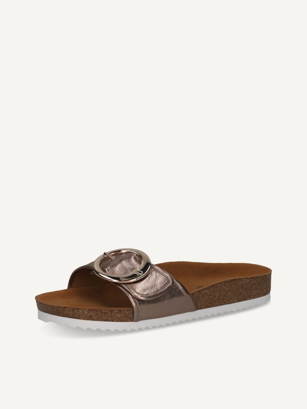 Caprice Pantolette - Taupe Metallic