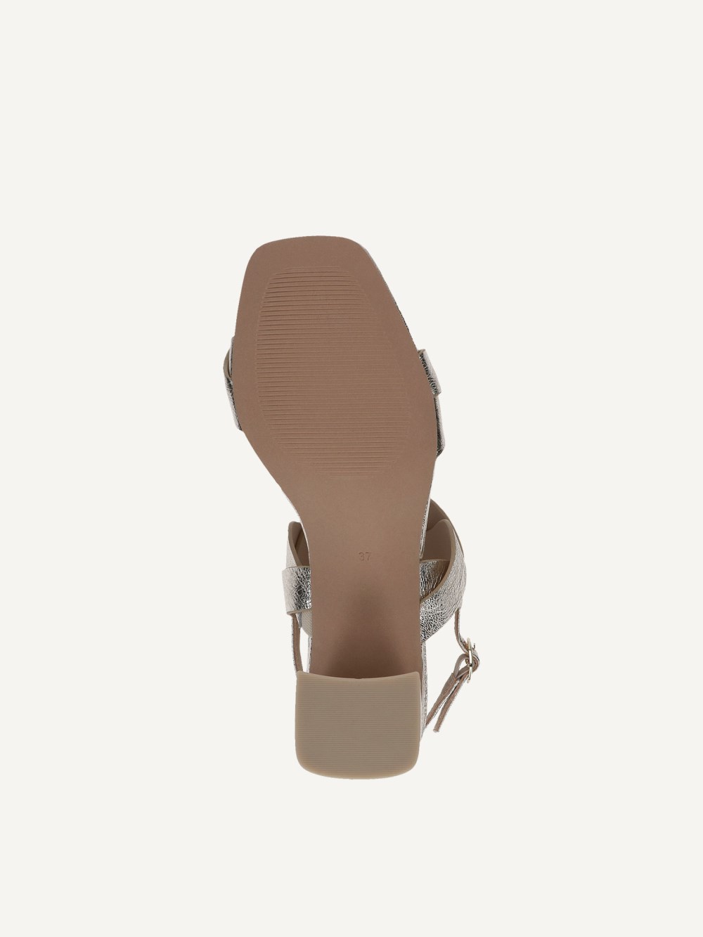 Caprice Sandalette - Hellgoldenes Metall