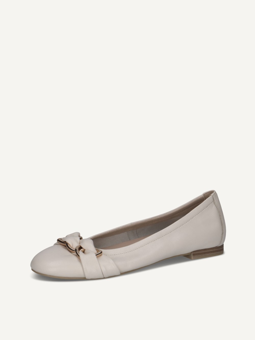 Caprice Ballerina - Vanille-Softnappaleder