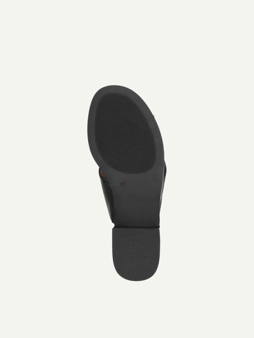 Caprice Pantolette - Schwarzes Nappaleder