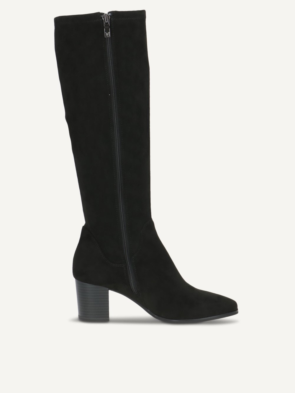 Caprice Stiefel - Schwarzer Stretch