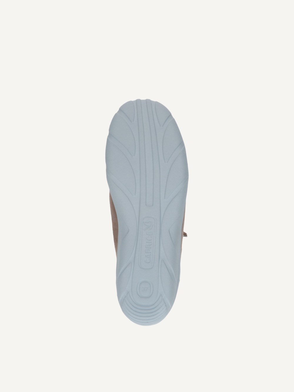 Caprice Sneaker - Cremefarbenes Wildleder