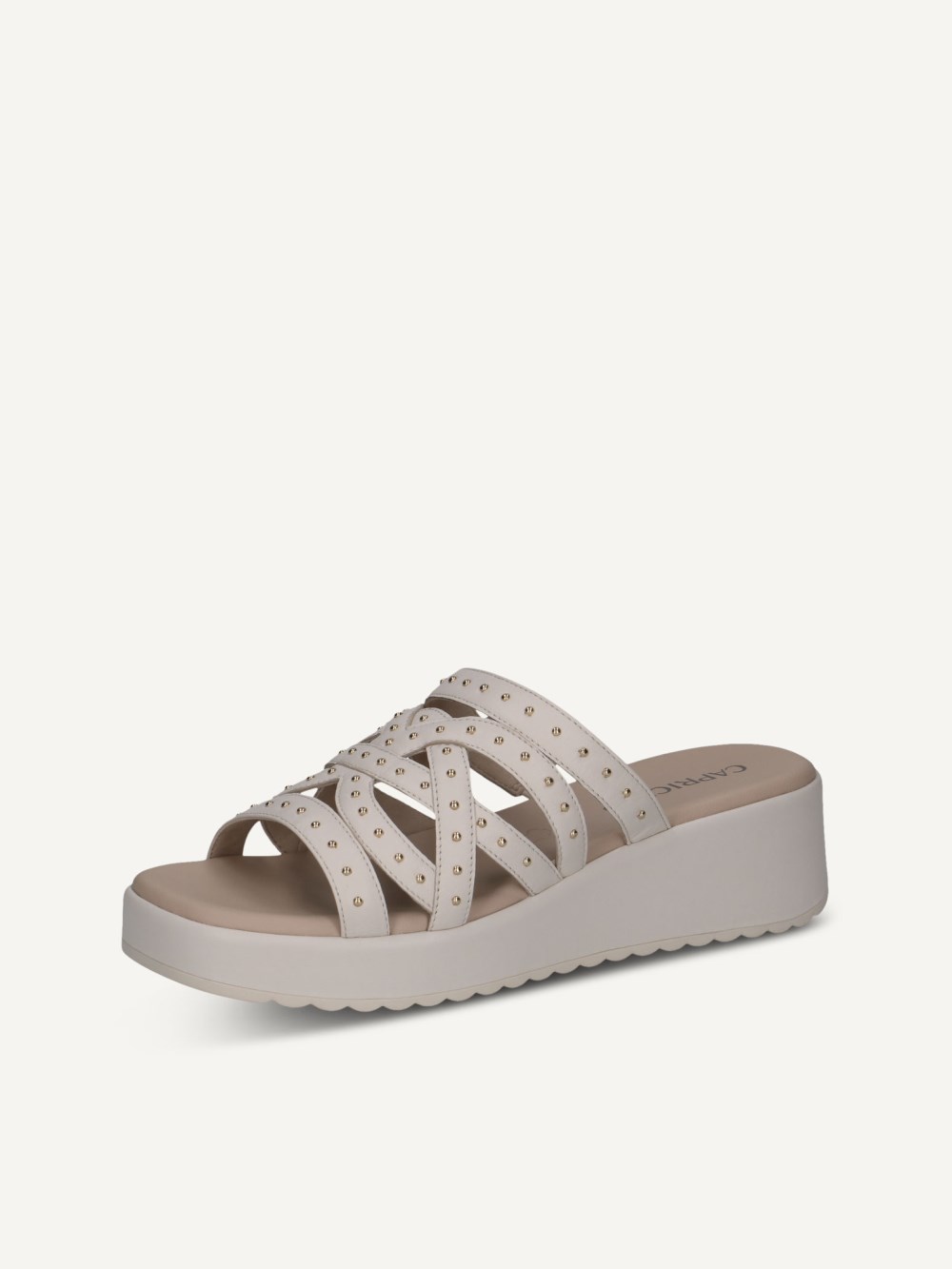 Caprice Pantolette - Offwhite-Nappa
