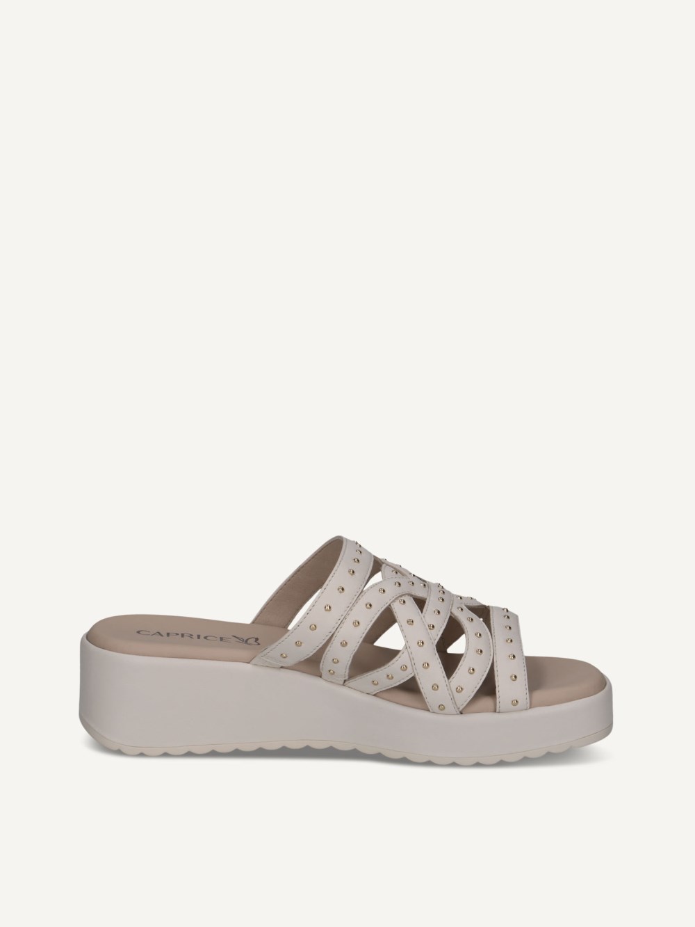 Caprice Pantolette - Offwhite-Nappa