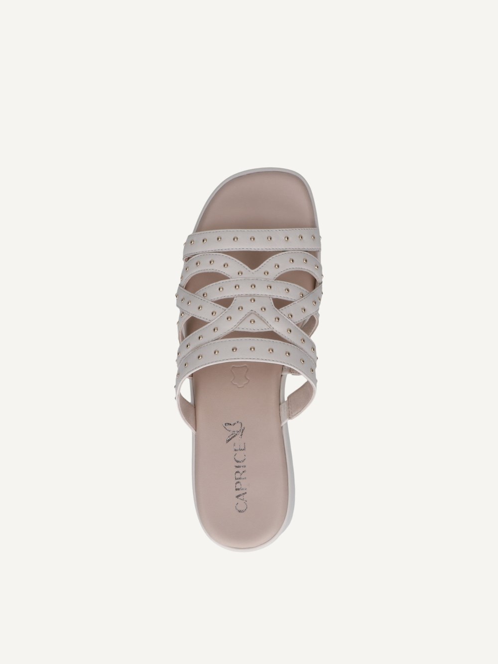 Caprice Pantolette - Offwhite-Nappa