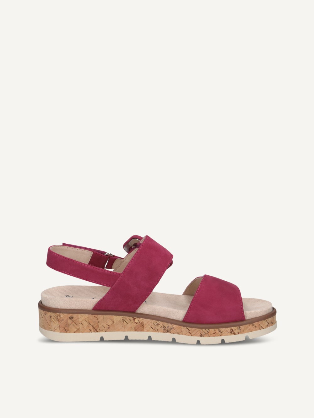 Caprice Sandale - Fuchsia-Wildleder