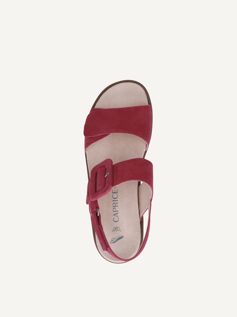 Caprice Sandale - Fuchsia-Wildleder