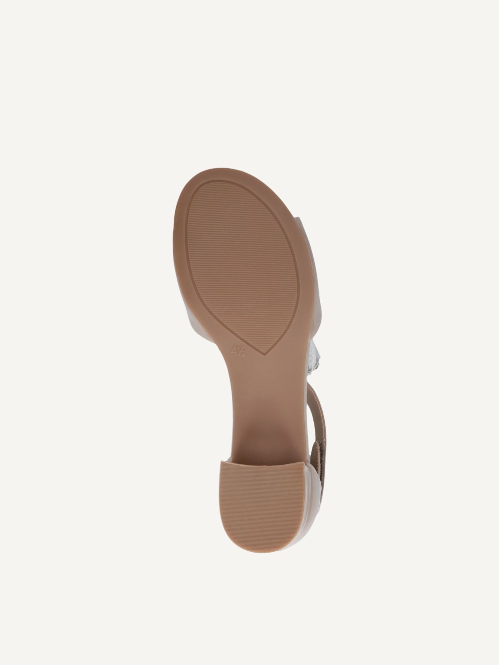 Caprice Sandalette - Beige Lackleder