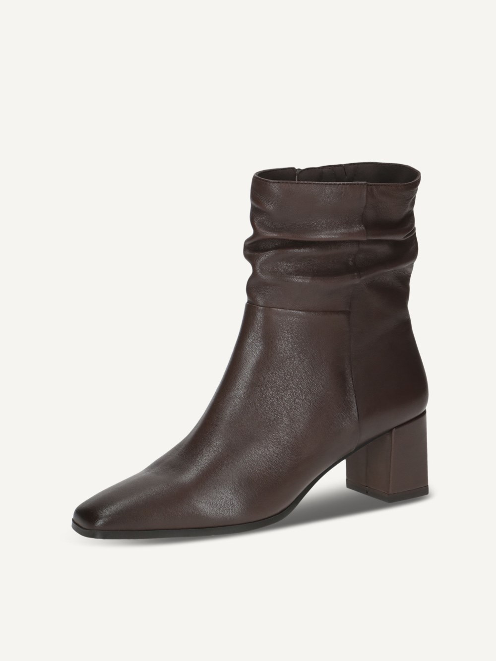 Caprice Stiefelette - Dunkelbraunes Nappa