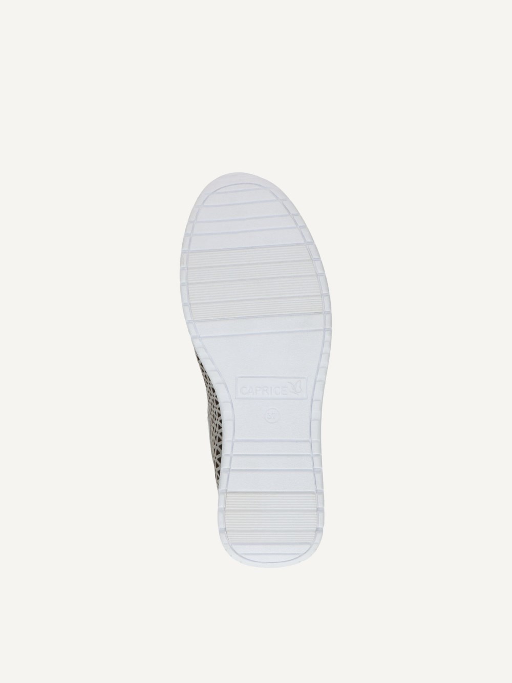 Caprice Sneaker - Silbernes Sue-Metallic