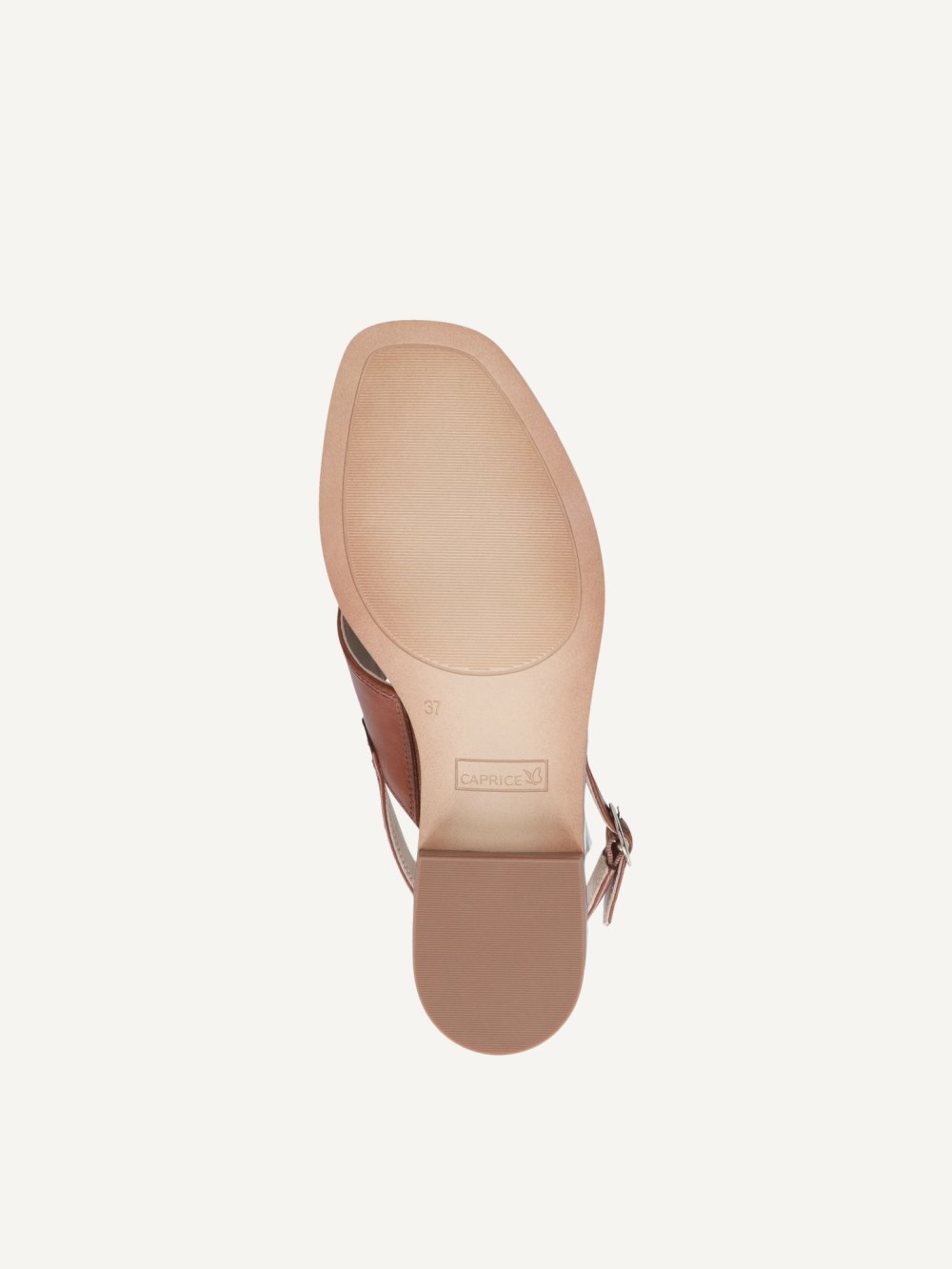 Caprice Sandalette - Cognac-Nappaleder