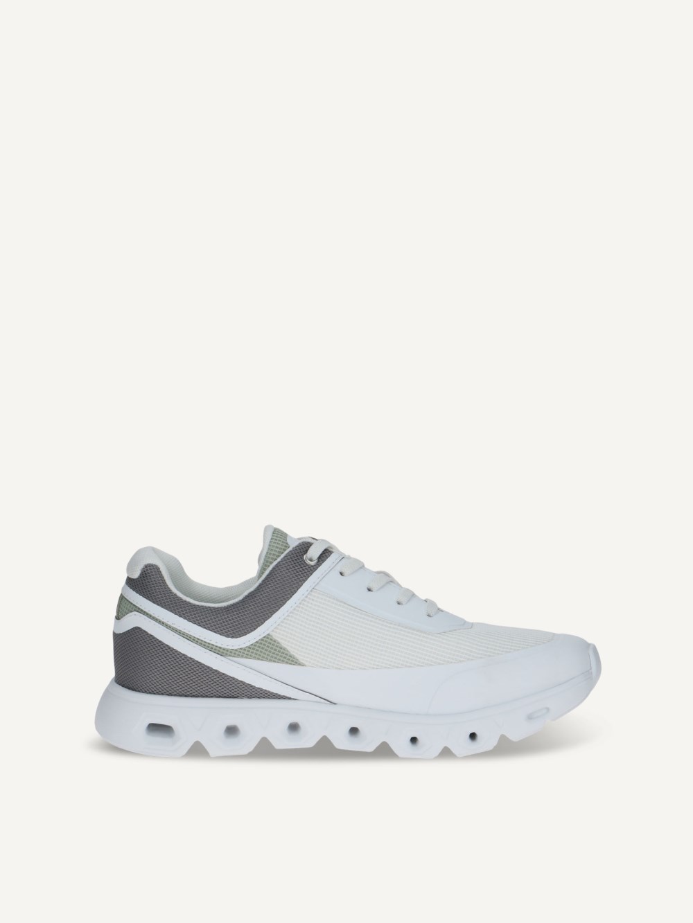 Caprice Sneaker - Cremefarbenes Kammleder