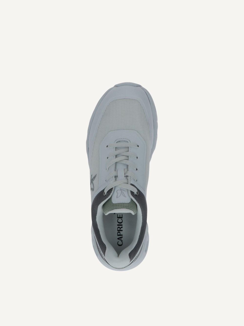 Caprice Sneaker - Cremefarbenes Kammleder