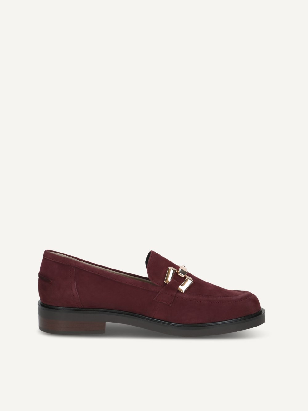 Caprice Slipper - Bordeaux-Wildleder
