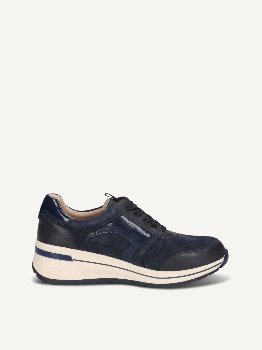 Caprice Sneaker - Ozeanfarbenes Kammleder